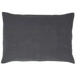 Fabrique de Styles Taies Et Traversins*Taie d'oreiller viti granit 50x70cm 100% lin lavé