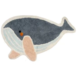 Enfant Fabrique de Styles Déco*Tapis baleine tufté en coton - Banquise