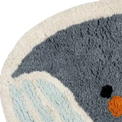 Enfant Fabrique de Styles Déco*Tapis baleine tufté en coton - Banquise