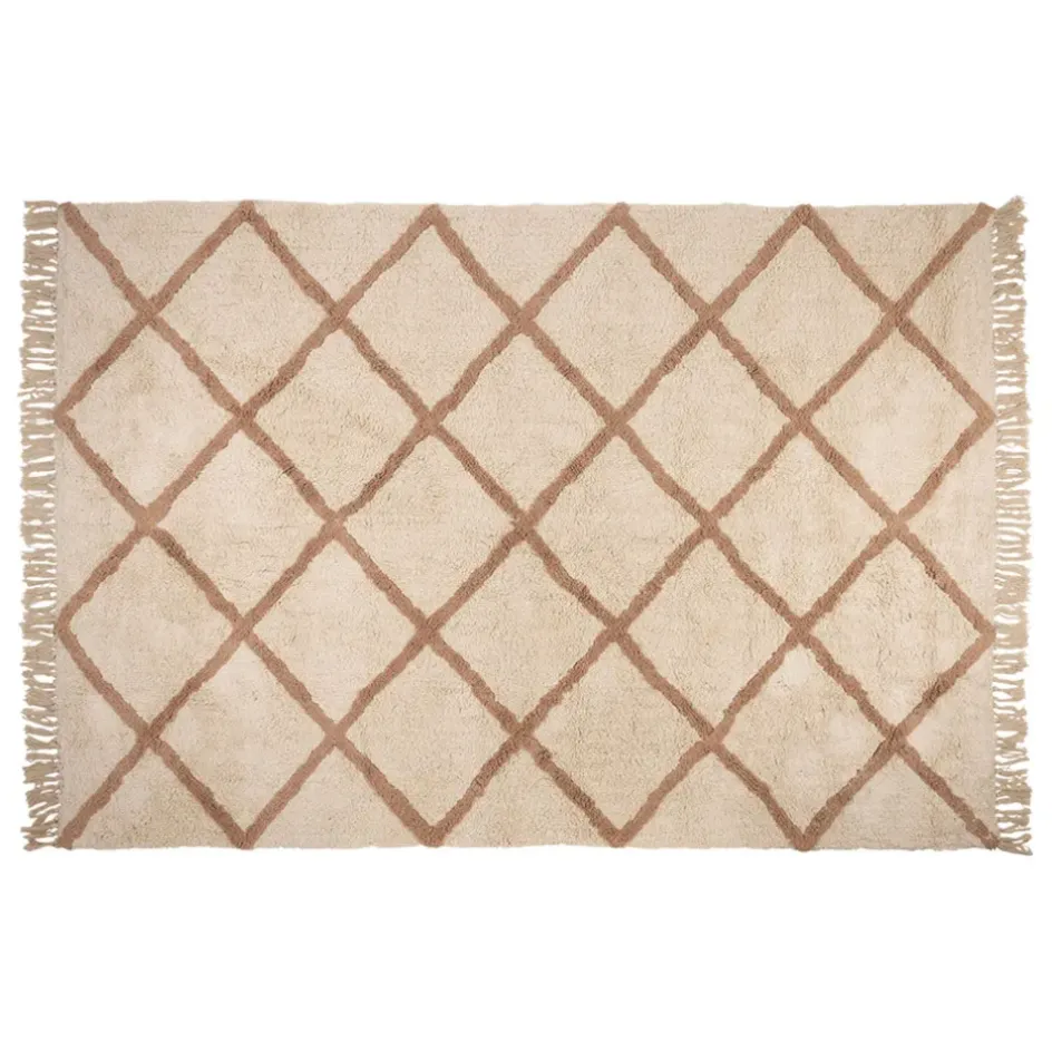 Fabrique de Styles Tapis*Tapis en coton 230x160cm - Géométrique