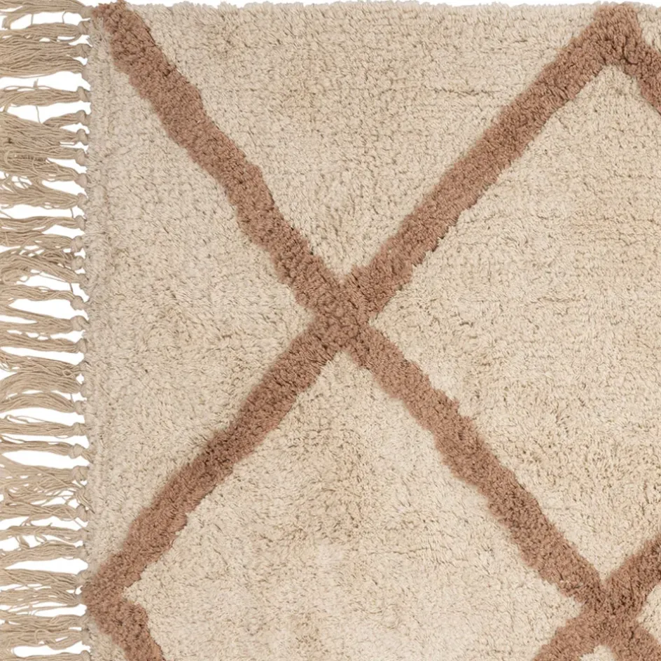 Fabrique de Styles Tapis*Tapis en coton 230x160cm - Géométrique