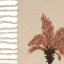 Fabrique de Styles Tapis*Tapis en coton 90x60cm - Tropic Étoile