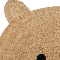 Fabrique de Styles Tapis*Tapis en jute et coton ours 100x108cm - Sweetdream
