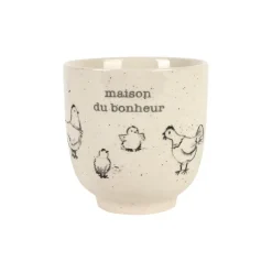 Fabrique de Styles Tasses Et Mugs*Tasse Bonheur en grès moucheté 15cl - La Ferme