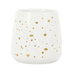 Fabrique de Styles Tasses Et Mugs*Tasse en grès blanc et doré 20cl - Astre