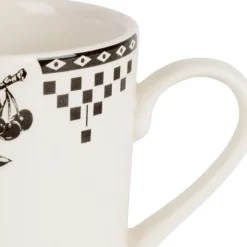 Fabrique de Styles Tasses Et Mugs*Tasse haute en faïence 34.5cl - Damier