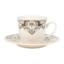 Fabrique de Styles Tasses Et Mugs*Tasse thé et sous-tasse en faïence - clothilde