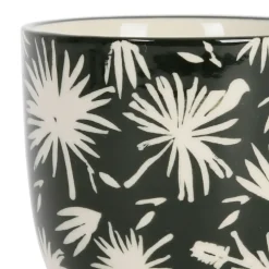 Fabrique de Styles Tasses Et Mugs*Tasses x4 palmier 17.5cl en grès - palmea