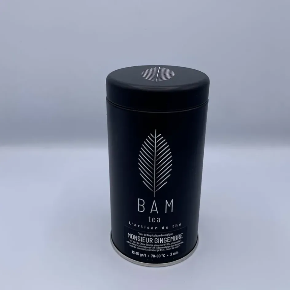 Fabrique de Styles Cafés, Thés Et Infusions*Thé Monsieur gingembre bio avec boite métal - 70g