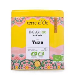 Fabrique de Styles Cafés, Thés Et Infusions*Thé vert yuzu de coree - 80g - bio