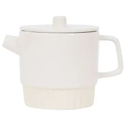 Fabrique de Styles Théières Et Cafetières*Theiere avec filtre en grès écru 90cL - Cannele