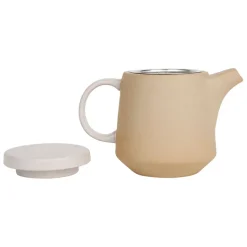 Fabrique de Styles Théières Et Cafetières*Theiere en grès mat avec filtre - terre boheme