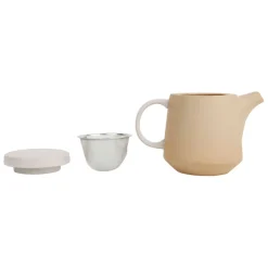 Fabrique de Styles Théières Et Cafetières*Theiere en grès mat avec filtre - terre boheme