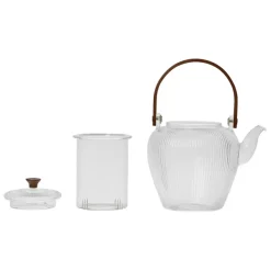 Fabrique de Styles Théières Et Cafetières*Theiere en verre borosilicate 1l - Manarola