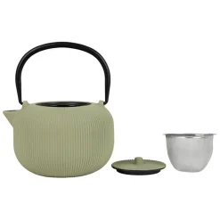 Fabrique de Styles Théières Et Cafetières*Théière en fonte avec filtre 1L - Tresse