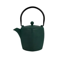 Fabrique de Styles Théières Et Cafetières*Théière en fonte et inox emeraude et noir 90cl - Arty