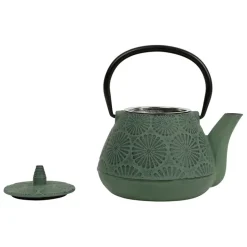 Fabrique de Styles Théières Et Cafetières*Théière en fonte e et noir - lotus