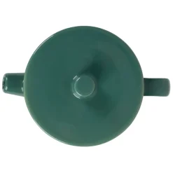 Fabrique de Styles Théières Et Cafetières*Théière en grès et inox émeraude 90cl - Cannelé