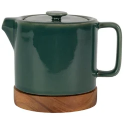Fabrique de Styles Théières Et Cafetières*Théière en grès émeraude avec filtre 70cl - Nordika