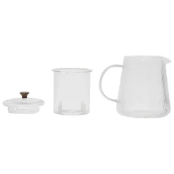 Fabrique de Styles Théières Et Cafetières*Théière en verre borosilicate 1l - Manarola