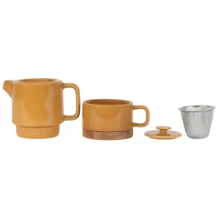 Fabrique de Styles Théières Et Cafetières*Théière solitaire en grès avec filtre 45cl - Nordika