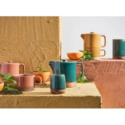 Fabrique de Styles Théières Et Cafetières*Théière solitaire en grès avec filtre 45cl - Nordika