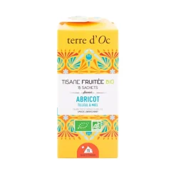 Fabrique de Styles Cafés, Thés Et Infusions*Tisane 15 sachets fruitée bio saveur abricot tilleul et miel