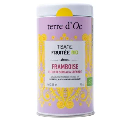 Fabrique de Styles Cafés, Thés Et Infusions*Tisane framboise grenade sureau - pot métal - 70g ab