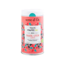 Fabrique de Styles Cafés, Thés Et Infusions*Tisane fruitée bio saveur fraise basilic 80g