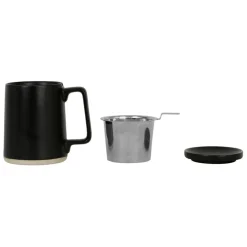 Fabrique de Styles Tasses Et Mugs*Tisaniere en grès avec filtre mat 50cl - Verde