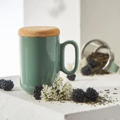 Fabrique de Styles Tasses Et Mugs*Tisanière avec filtre en grès 45cl - Baltika