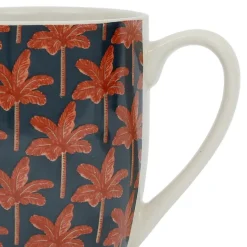 Fabrique de Styles Tasses Et Mugs*Tisanière en céramique feuille avec filtre 37.5cl - Tropic Étoile