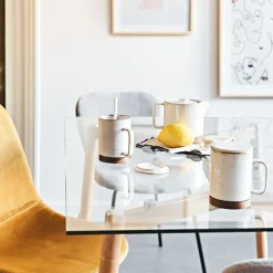 Fabrique de Styles Tasses Et Mugs*Tisanière en grès avec filtre - nordika