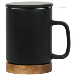 Fabrique de Styles Tasses Et Mugs*Tisanière en grès avec filtre mat - nordika