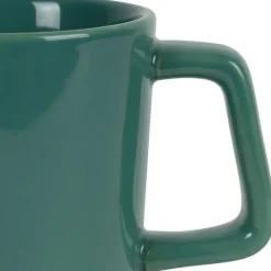 Fabrique de Styles Tasses Et Mugs*Tisanière en grès et inox émeraude 40cl - Cannelé