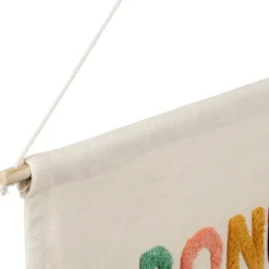 Fabrique de Styles Tableaux Et Toiles*Toile en coton"Bonheur" 86x60cm - Famille