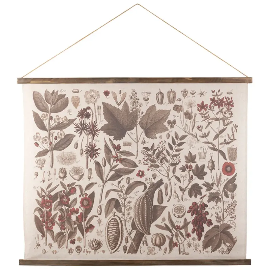 Fabrique de Styles Tableaux Et Toiles*Toile en tissu et sapin 100x81cm - Botanique