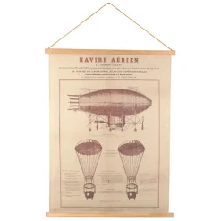 Fabrique de Styles Tableaux Et Toiles*Toile en tissu Navire Aerien 65x85cm - Aerien