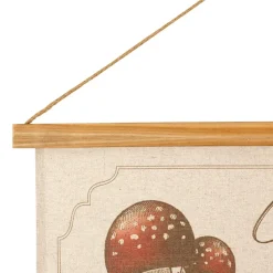 Fabrique de Styles Tableaux Et Toiles*Toile "encyclopédie champignon" 77x110cm