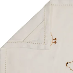 Fabrique de Styles Torchons, Tabliers Et Maniques*Torchon en coton écru et brun 70x50cm - La Ferme