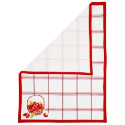 Fabrique de Styles Torchons, Tabliers Et Maniques*Torchon en coton 50x70cm - Fraises