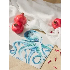 Fabrique de Styles Torchons, Tabliers Et Maniques*Torchon en coton (x3) faune marine blanc et 50x70cm