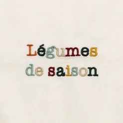 Fabrique de Styles Torchons, Tabliers Et Maniques*Torchon saison en coton écru 70x50cm - P'tit Legumes