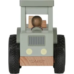 Enfant Fabrique de Styles Jouets*Tracteur avec remorque en bois - Little Farm