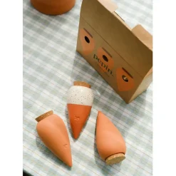 Fabrique de Styles Accessoires*Trio mini diffuseur d'eau en argile : 2 terracotta et 1 blanc graine - Olla