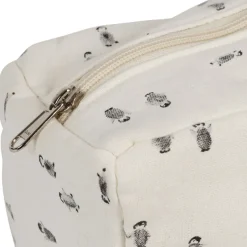 Fabrique de Styles Pochettes Et Housses*Trousse de toilette banquise en coton écru et gris - Sweetdream