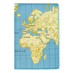 Fabrique de Styles Voyage Et Exploration*Étui de passeport carte du monde