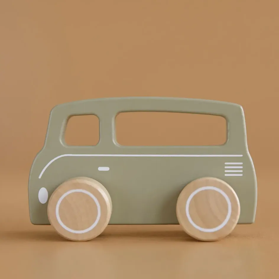 Enfant Fabrique de Styles Jouets*Van en bois olive