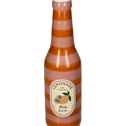 Fabrique de Styles Vases Et Soliflores*Vase bouteille citron faïence fine d6.5xh24cm