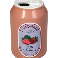 Fabrique de Styles Vases Et Soliflores*Vase canette fraise faïence fine d7xh11.3cm